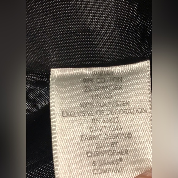 Christopher & Banks Black & White Abstract Print Full Midi Skirt. Sz 10. - Picture 7 of 8